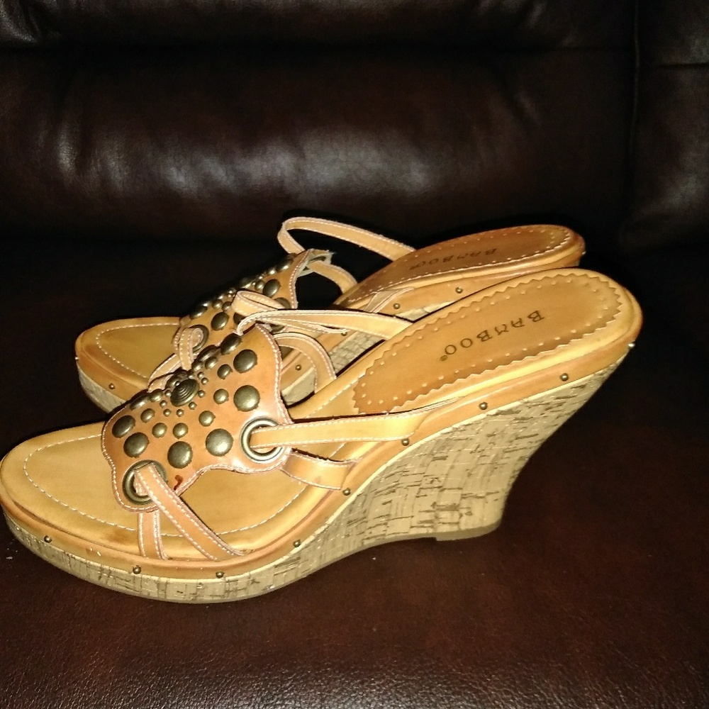 Bamboo Wedge Heel 👠